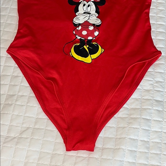 Red Minnie Mouse Swimsuit - Picture 6 of 10